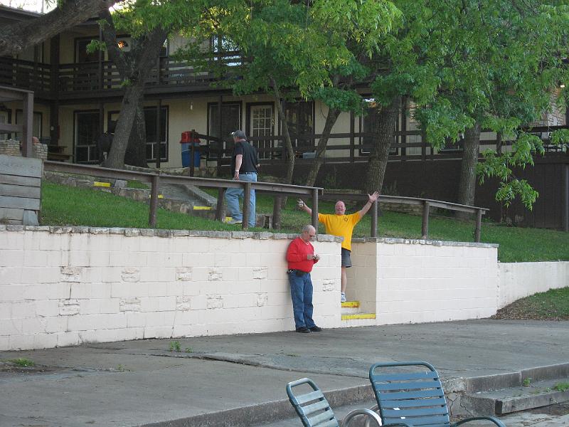 Berwyn, Clay and Steve at the River Inn Resort.JPG